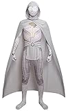 YANYUESHOP Moon Knight Kostüm Kinder Spector Cosplay Overall Bodysuit Cloak Onesie mit Maske Jungen für Halloween Outfits