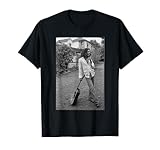Bob Marley x David Burnett Black & White Guitar Photo T-Shirt