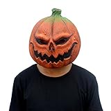 CreepyParty Halloween Dekoration Kostüm Party Latex Kopfmasken Kürbis