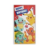 Danilo Promotions Pokemon Offizielle Geburtstagskarte, Happy Birthday, Multi, PK019,210 x 290 mm
