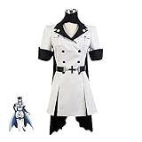 ADAira Esdeath Cosplay Kostüm, Anime-Uniform, Komplettes Set, Halloween-Outfit Für Damen,3XL-White