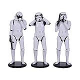 Nemesis Now Original Stormtrooper im Stil der „3 Weisen“, Sciencefiction-Figuren, Weiß, 14cm