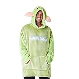 Disney The Mandalorian Hoodie Herren Oversized aus Fleece, Baby Yoda Pullover Herren
