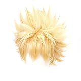 OSIAS Anime Cosplay Perücke, Halloween Perücke, mit kostenlosem Perückenständer(Bakugou Katsuki)