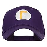 e4Hats.com Mario Luigi Wario Waluigi bestickte Kappe, violett, OSFM
