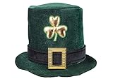 Boland 44913 - Hut St. Patrick's Day mit Kleeblatt für Faschingskostüme, Kopfbedeckung für Kostüme, Karneval und Mottoparty
