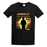 UDO Lindenberg Absolut Electronica Screen Printed Mens Short Sleeve Shirt L