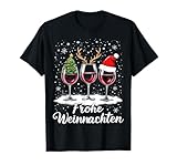 Lustiges Weihnachts Partner Frauen Frohe Weihnachten T-Shirt