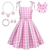 WIOLETA Prinzessin Kleid Mädchen Prinzessin Kostüm Mädchen Cosplay Kostüm Karneval Kostüm Kinder Mädchen