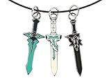 CoolChange Sword Art Online Kette mit Schwert Anhängern