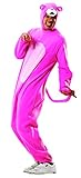 Foxxeo Panther Kostüm Overall Pink Größe XXL