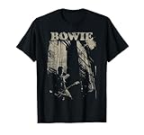 David Bowie - Herren T-Shirt, Schwarz, S, Klassisch, Halbarm, Crew-Ausschnitt, Klein, Regulär