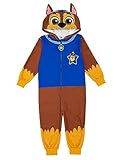 PAW PATROL Unisex Kinder Multicoloured Onesie | Chase Charakter Kostüm Pyjama | Perfekt zum Spielen, Entdecken und gemütlichen Nächten | Hergestellt für ultimativen Komfort