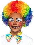 Smiffys Clown Perücke, Mehrfarbig, Kinder