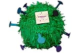 Trendario Pinata Virus, Ideal zum Befüllen mit Süßigkeiten und Geschenken - Piñata für Kindergeburtstag Spiel, Geschenkidee, Partyspiele