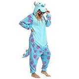 LBJR Erwachsene Cosplay Schlafanzug Tierkostüme Jumpsuit Onesie Nachtwäsche Overall Fasching Karneval Halloween Pyjama
