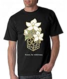 Nier Automata - Flowers for M [ A ] Chines T Shirt Nier Automata Videogame 2B 9S A2 Game Flow Black XXL