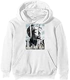 2Pac Tupac 'L.A. Skyline' (White) Pull Over Hoodie (medium)