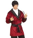Widmann Kostüme Casanova Mantel aus Samt rot oder blau Farbe wählbar (rot, L)