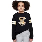 Harry Potter Mädchen Sweatshirt, Weicher und Bequemer Hogwarts Pullover - Geschenke für Mädchen (Schwarz, 13-14 Jahre)