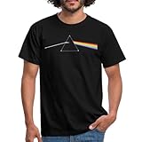 Spreadshirt Pink Floyd The Dark Side of The Moon Männer T-Shirt, L, Schwarz