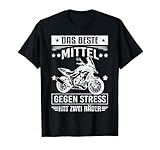 Biker Motorradfahrer Sprüche Geschenk Shop - Motorrad T-Shirt Schwarz Klein Klassische Passform Rundhals-Ausschnitt Kurzarm Männer