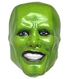 Jim Carrey Latex-Maske, für Cosplay, Karneval, Maskerade, Party, Grün