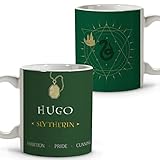 Zauberer Tasse. Personalisierte Geschenke. Tasse Personalisiert mit Namen. Zauberer Geschenkes. Keramik 330ml. Slytherin fanartikel. Slytherin