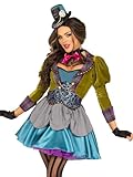 Leg Avenue Damen - Deluxe Mad Hatter Kostüm, Größe XS (EUR 32)