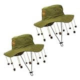 Edozos Australian Cork Hat - Klassischer Outback Buschhut mit Känguru-Print - Krokodil Dundee Stil Aussie Verkleidung für Erwachsene Uni Australia Day Kostüm Zubehör, grün, Einheitsgröße