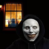 Aniepaa Karneval Maske Horror, Gruselige Masken, Lächelnder Dämon Latex Maske, Gruseliger Maske Cosplay für Karneval Dämon Fasching