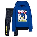 Sonic Jogginganzug Kinder Trainingsanzug Jungen Mädchen Hoodie und Hosen Set Schule Kindergarten Reisen Sportanzug 4-12 Jahre (Blau, 9-10 Jahre)