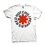 Red Hot Chili Peppers Asterisks Männer T-Shirt weiß. Offiziell lizenziert