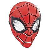 Marvel Classic Spiderman Maske, perfekte Ergänzung zu einem Superhelden-Kostüm, verstellbarer Riemen und Netzmuster auf den Augen, für Kinder ab 5 Jahren