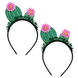 Ipetboom 4 Stück Stirnband Kostüme für Mädchen Partyzubehör für Kinder Hut Haarschmuck Tiara das Kaktus Haarband Party-Kopfschmuck charmant Anlage Geburtstagsgeschenk Partybedarf Kaktus Kostüm