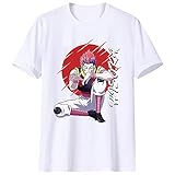 flowereyes Hunter×Hunter T-Shirt Anime Print Kurzarm T-Shirt Tops Hisoka Cosplay Sweatshirt für Männer Frauen