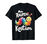 Raupenkostüm Raupe Kostüm Karneval Fasching Buntes Raupen T-Shirt