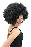 WIG ME UP - PW0011-P103 Afro-Perücke, schwarz, 70er