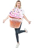 DEGUISE TOI Vegaoo Cupcake-Kostüme für Damen Lebensmittel-Kostüm bunt