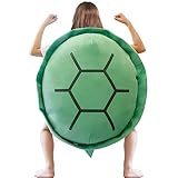 IUTOYYE Riesige Tragbare Schildkröte Shell Plüsch Schildkröte Cosplay Kostüm Super Weiche Weste Lustige Dress Up Kreative Geschenke Wurf Anime Kissen Home Decors 100CM