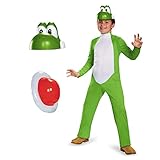 Nintendo Super Mario Yoshi Kinder Deluxe Kostüme Jungen Videospiele Charakter Outfits - Mittel M (7-8 Jahre)