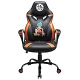 SUBSONIC DBZ - Dragon Ball Z - Gaming-Stuhl - Bürostuhl für junior-Gamer - Dragon Ball Sessel Schwarz Offizielle Lizenz