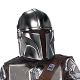 Rubie‘s Offizielle Disney Star Wars, The Mandalorian Beskar Rüstung für Kinder 1/2 Gesichtsmaske Halloween