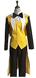 2018 Gravity Falls Bill Cipher Cosplay Kostüm Mystery Attack Outfit Halloween Kostüms, Yellow, XL, Men Size