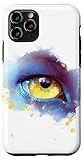 Hülle für iPhone 11 Pro Avatar: Der Weg des Wassers Na'vi Golden Eye Aquarell