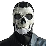 PARTYGEARS Geistermaske Schädel Vollmaske MW2 Cosplay Kostüm Maske für Sport Halloween Cosplay