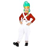 (PKT) (9908994) Child Boys Oompa Loompa Costume (10-12yr) - Willy Wonka