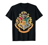 Harry Potter Hogwarts Crest Gold T-Shirt