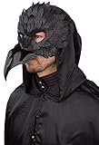 Orlob Fasching Herren Maske Rabe