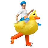JASHKE Aufblasbares Kostüm Entenkostüme Aufblasbare Halloween Kostüme für Erwachsene
